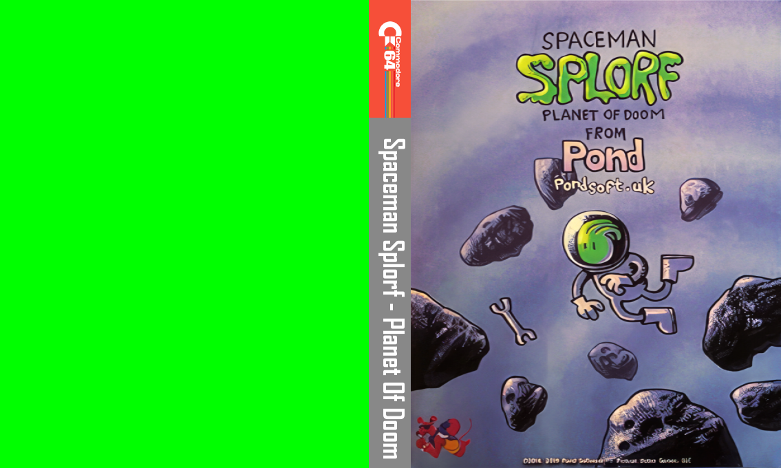 Spaceman Splorf : Planet of Doom — box-texture (WOR)