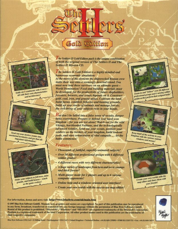 Settlers 2, The - Gold Edition — box-2D-back (EU)