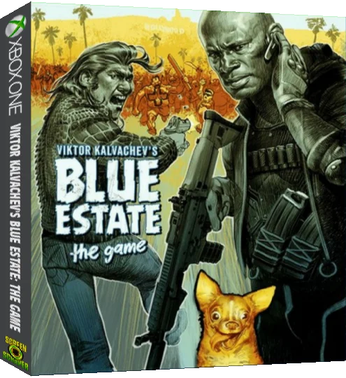 Viktor Kalvachev's Blue Estate: The Game — box-3D (EU)