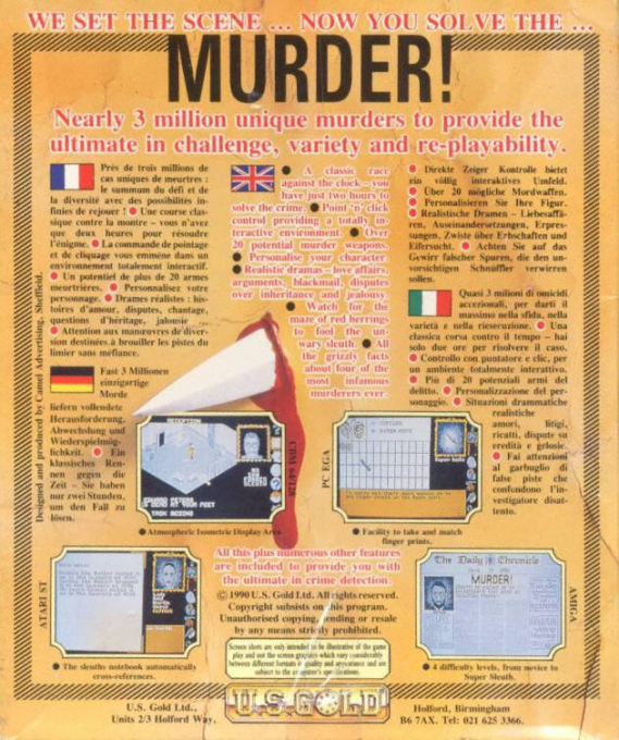 Murder! — box-2D-back (EU)