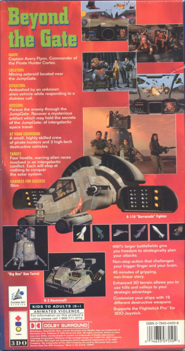Shockwave 2 - Beyond the Gate — box-2D-back (US)