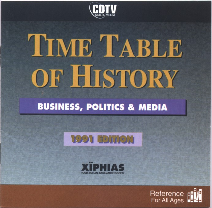 Time Table Of History - Business, Politics And Media - 1991a Edition box art