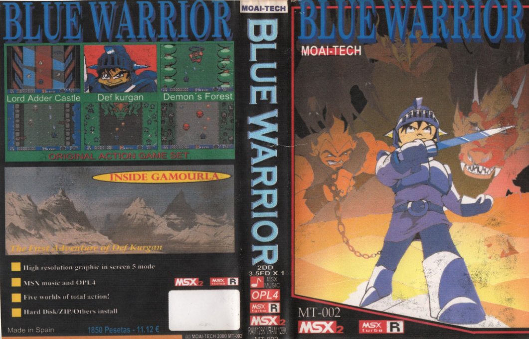 Blue Warrior — box-texture (EU)
