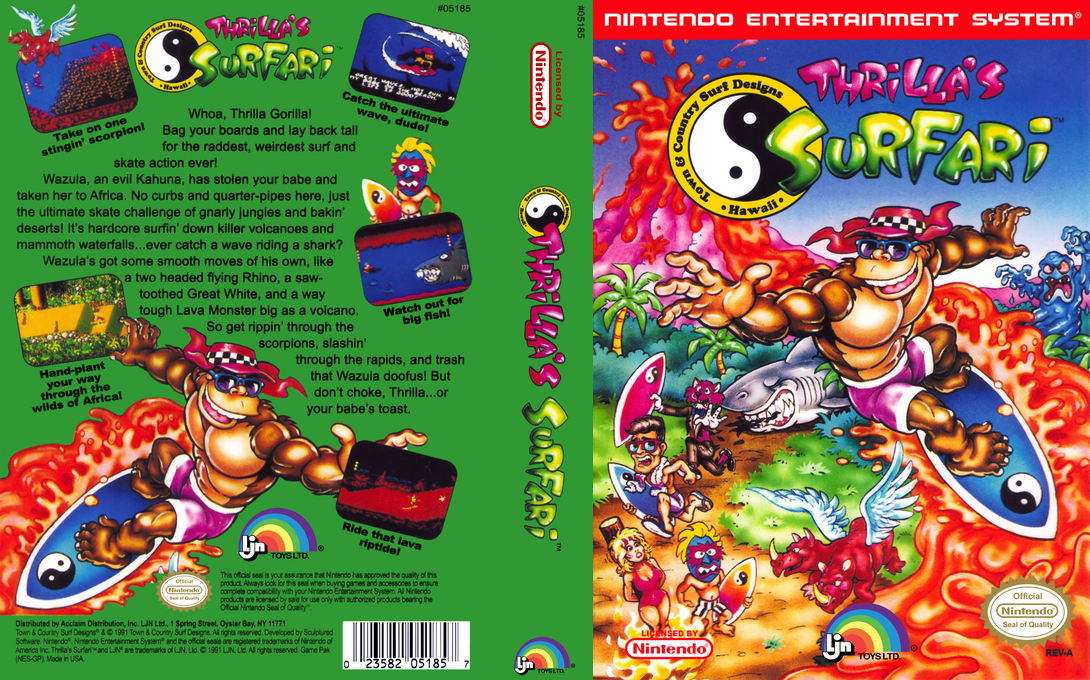 Town And Country Surf Designs 2 - Thrilla's Surfari — box-texture (US)