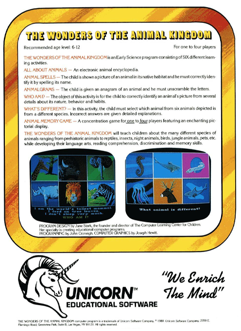 Animal Kingdom — box-2D-back (WOR)