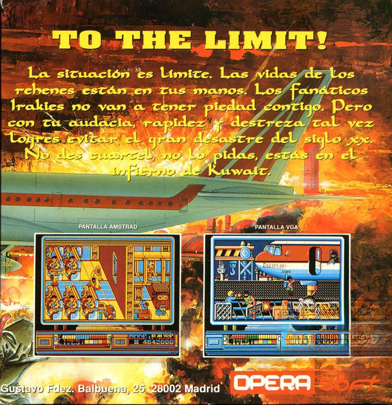 Rescate En El Golfo — box-2D-back (SP)