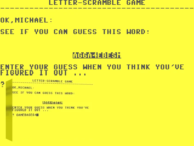 Letter-Scramble Game — mixrbv2 (WOR)