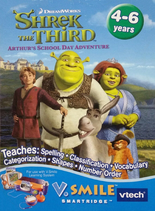 Shrek the Third - Arthur's School Day Adventure box art