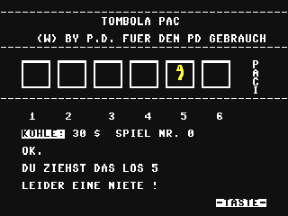 Tombola Pac — ss (DE)