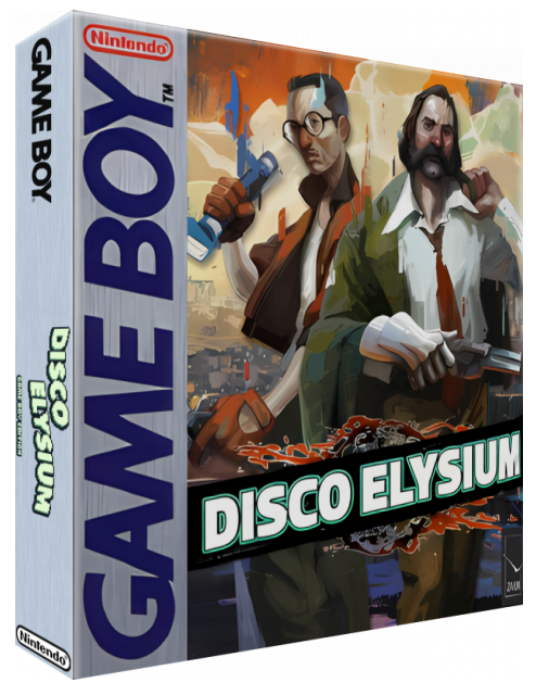 Disco Elysium : Game Boy Edition — box-3D (WOR)
