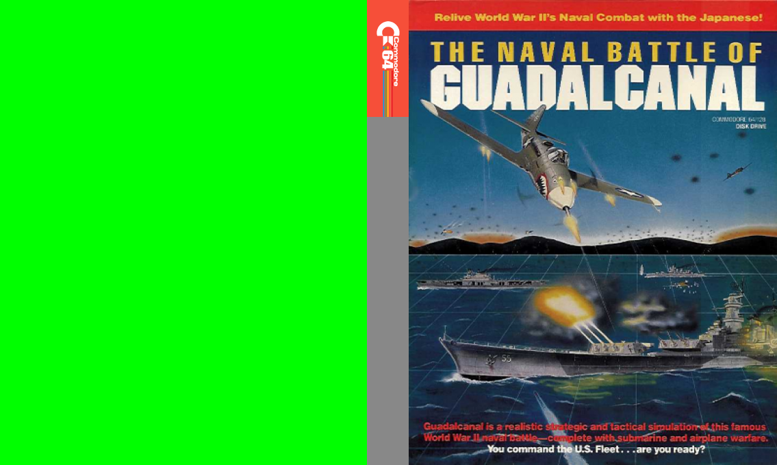 The Naval Battle of Guadalcanal — box-texture (US)