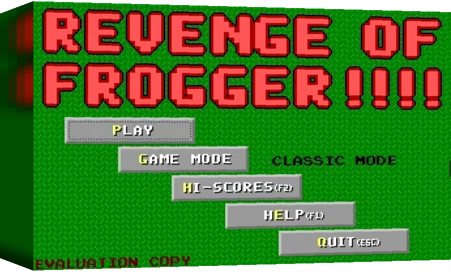 Revenge of Frogger — box-3D (WOR)