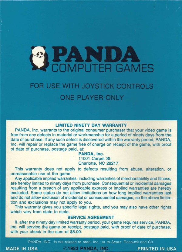 Dice Puzzle — box-2D-back (US)