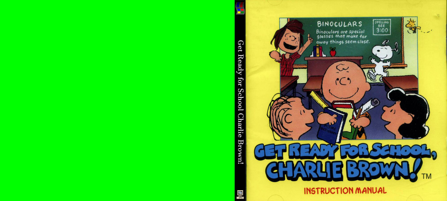 Get Ready for School, Charlie Brown! — box-texture (CUS)