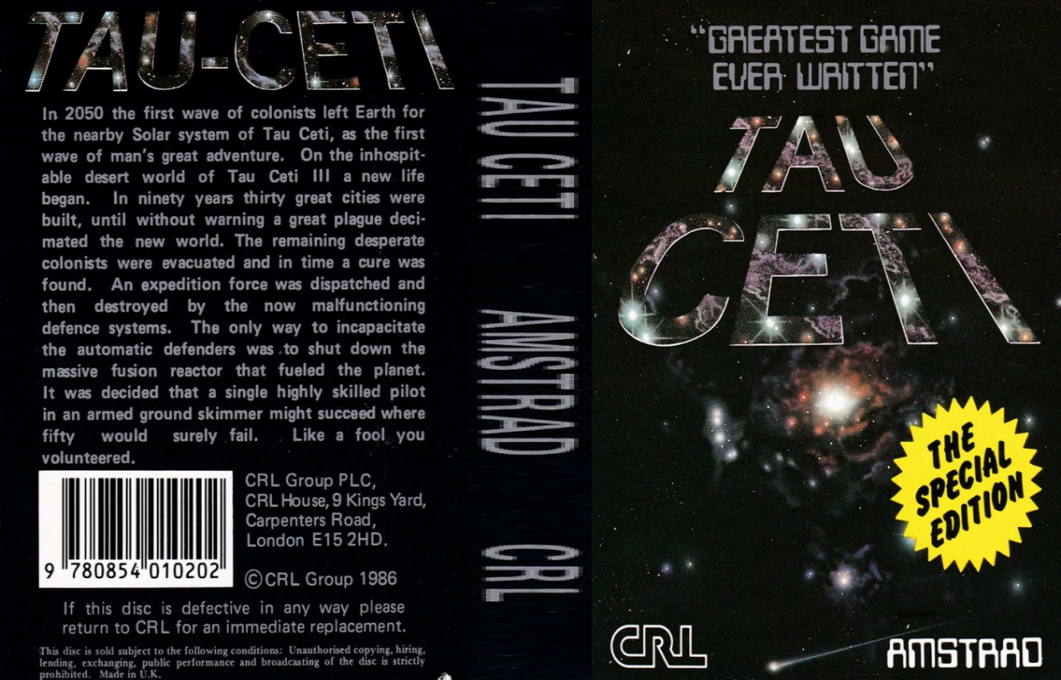 Tau Ceti - Special Edition — box-texture (EU)