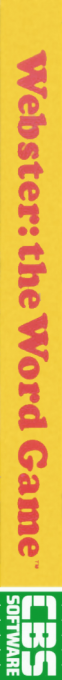 Webster - The Word Game — box-2D-side (US)