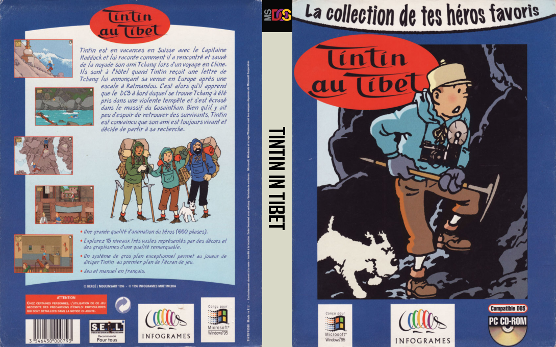 Tintin in Tibet — box-texture (FR)