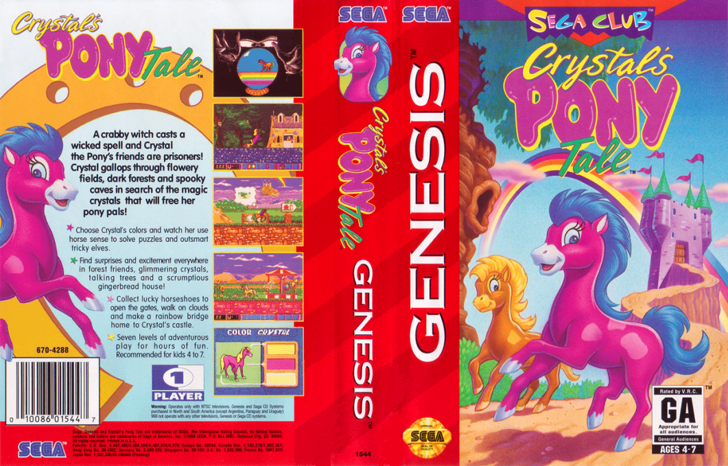 Crystal's Pony Tale — box-texture (US)