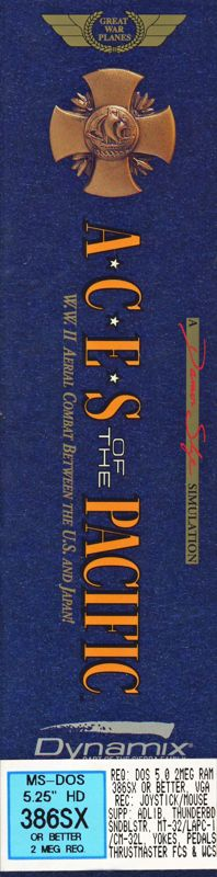 Aces Of The Pacific — box-2D-side (US)