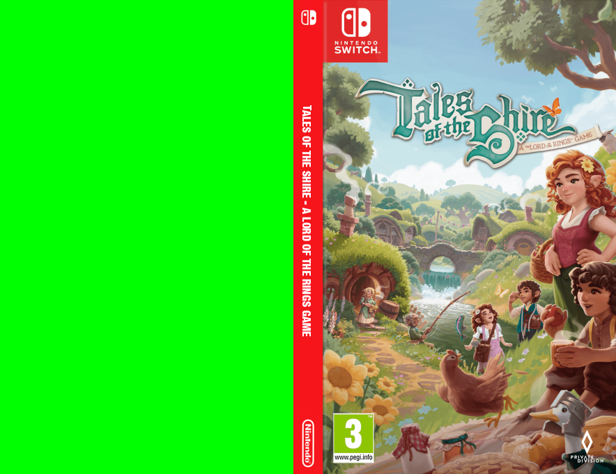 Tales of the Shire - A Lord of the Rings Game — box-texture (EU)