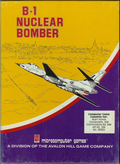 B1 Nuclear Bomber box art