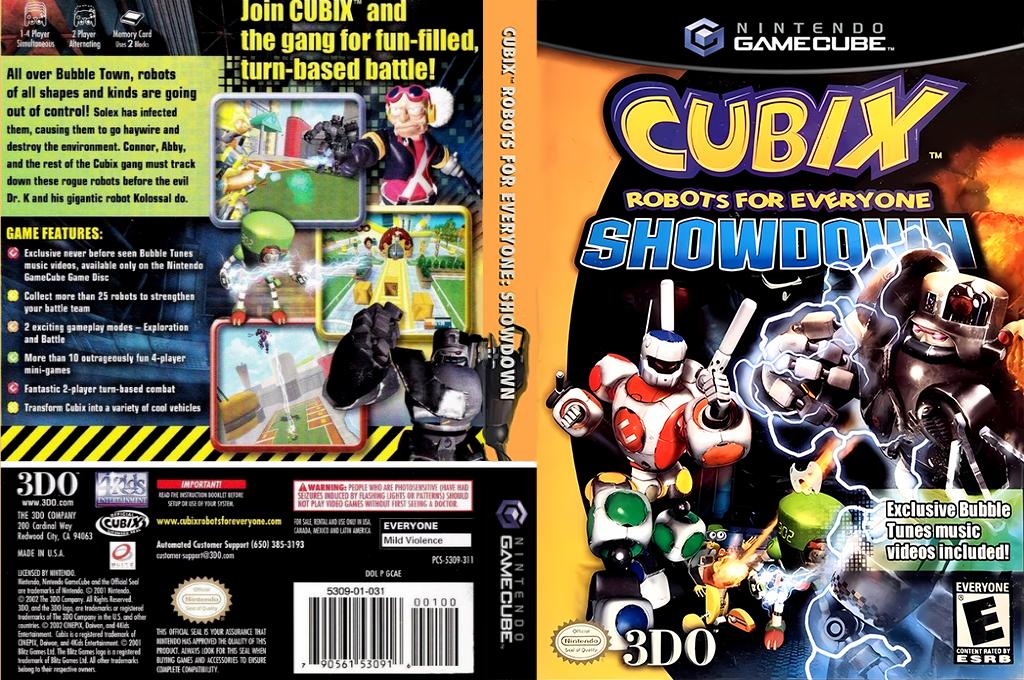 Cubix Robots for Everyone - Showdown — box-texture (US)