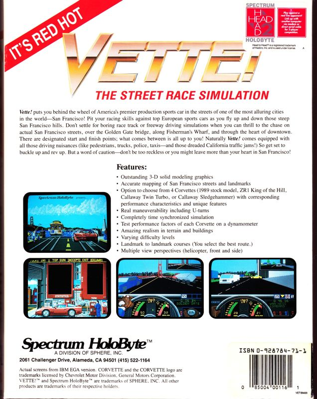Vette! — box-2D-back (US)