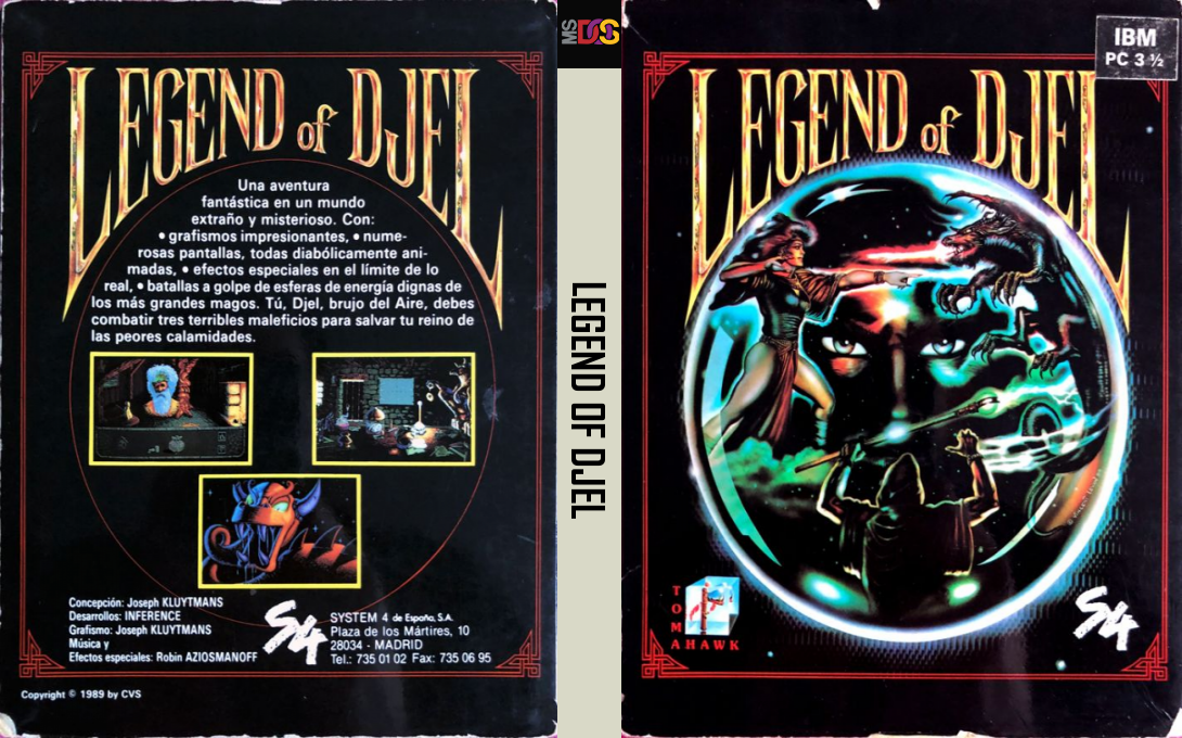 Legend Of Djel — box-texture (SP)