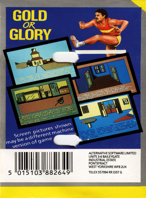 For Gold Or Glory — box-2D-back (EU)