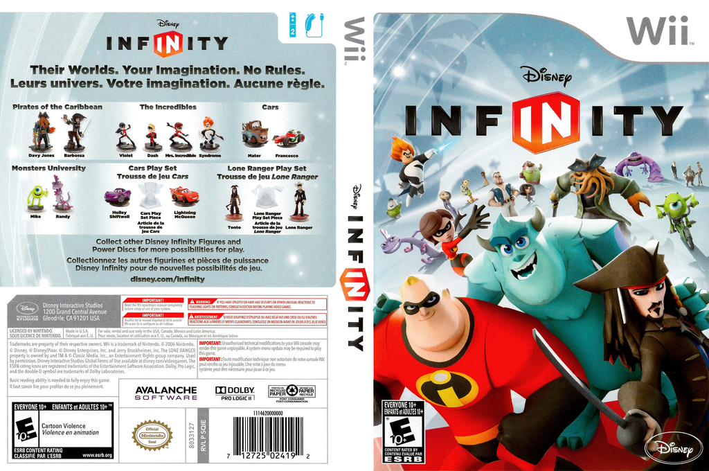 Disney Infinity — box-texture (US)