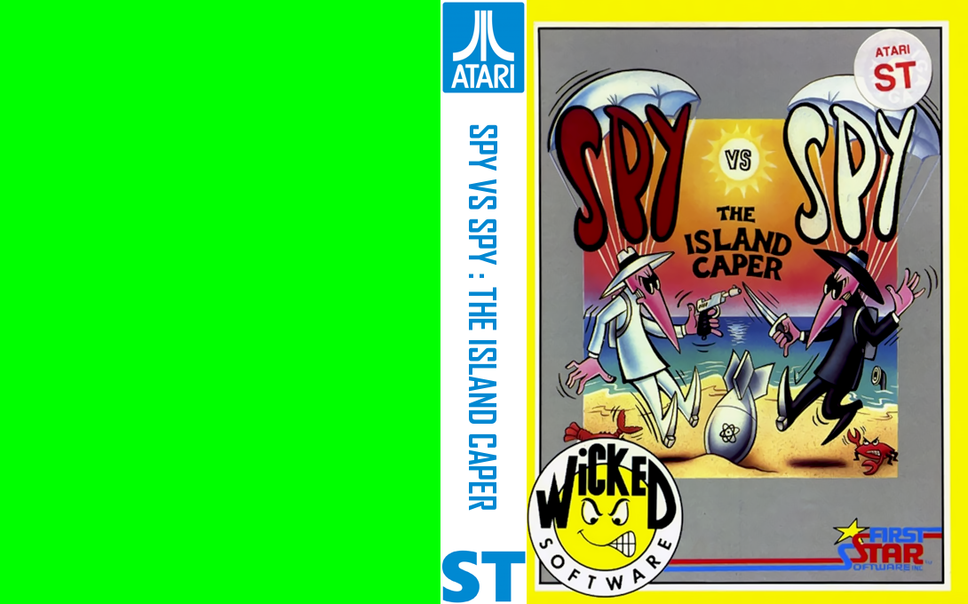 Spy vs Spy - The Island Caper — box-texture (EU)