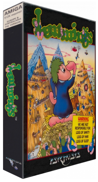 Lemmings — box-3D (EU)