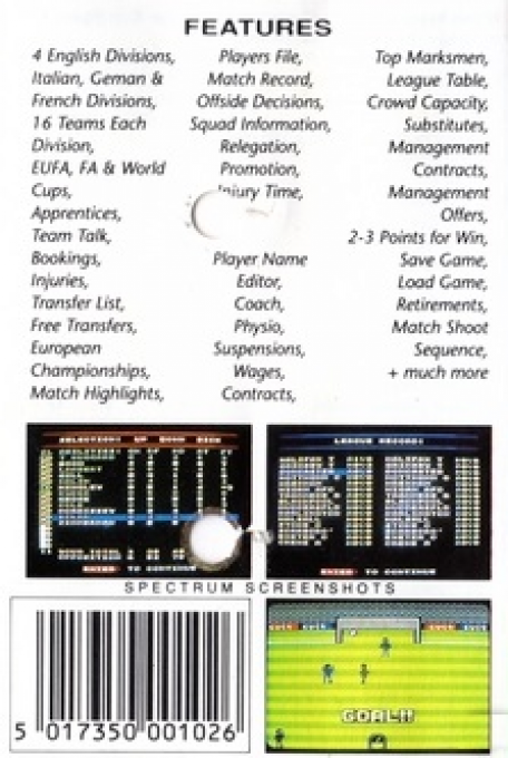 Striker Manager — box-2D-back (EU)
