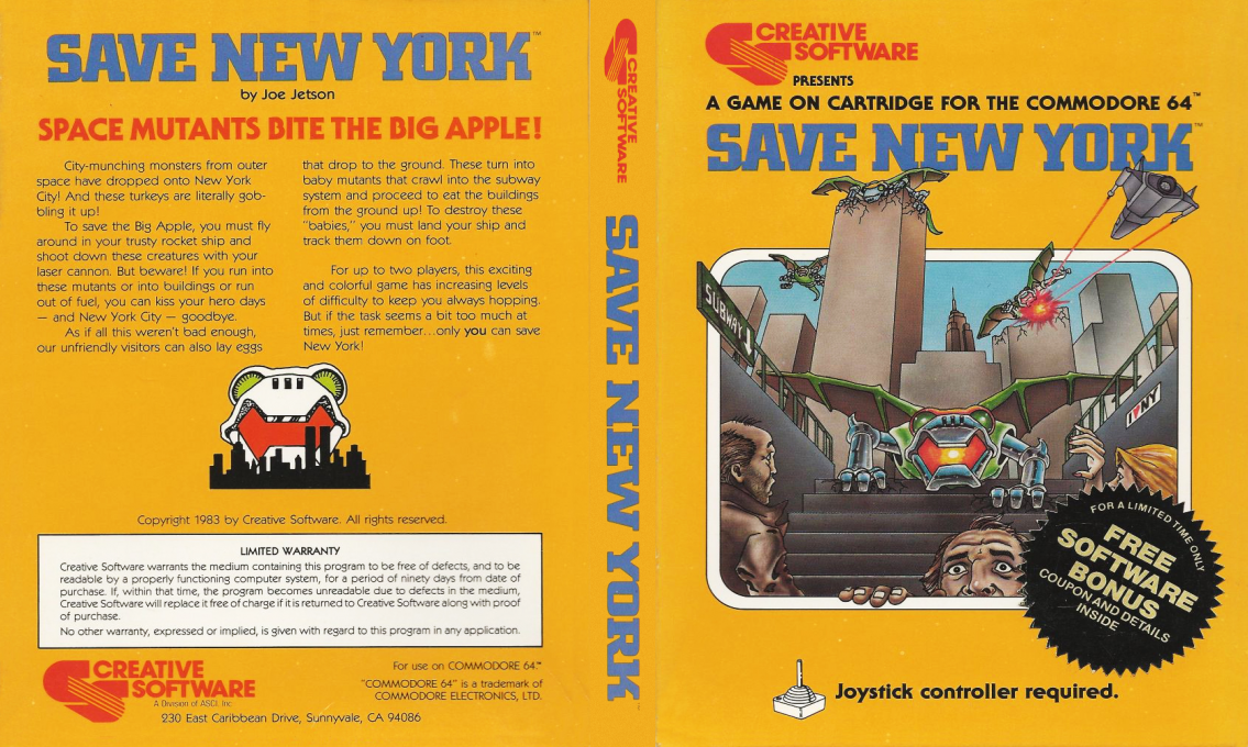 Save New York — box-texture (US)