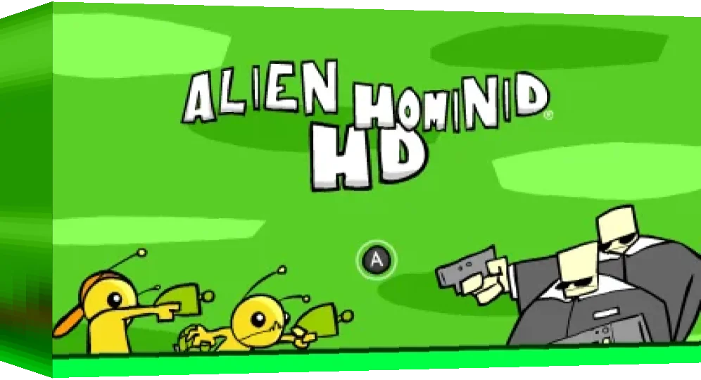 Alien Hominid HD — box-3D (WOR)