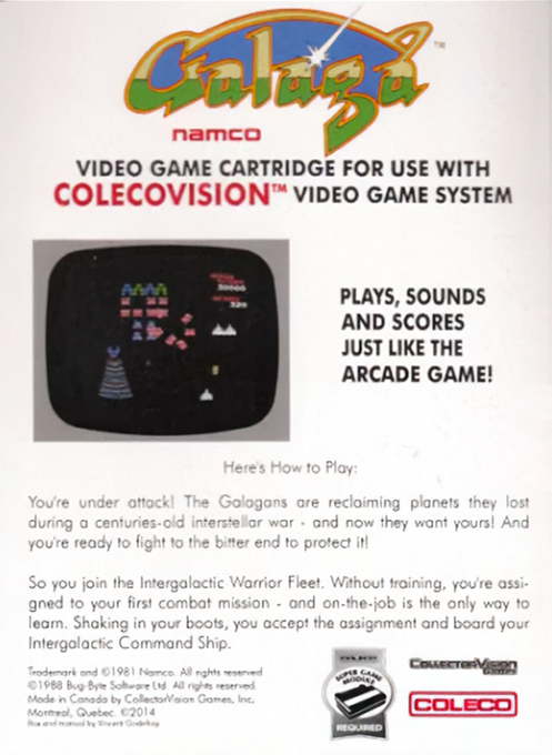 Galaga — box-2D-back (WOR)
