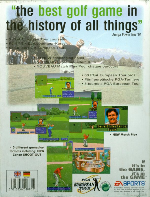 PGA European Tour — box-2D-back (EU)