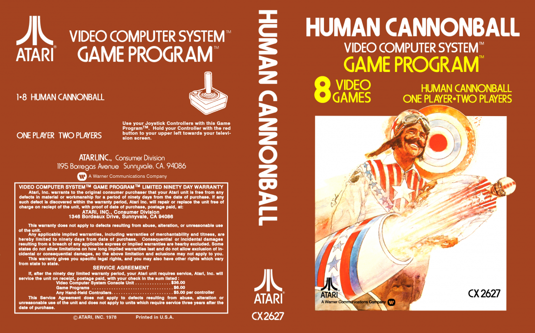 Human Cannonball — box-texture (US)