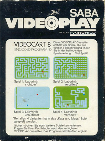 Videocart-10 - Maze, Jailbreak — box-2D-back (DE)