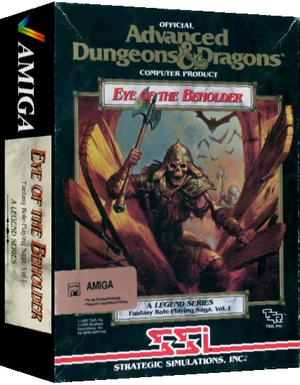 Advanced Dungeons & Dragons - Eye of the Beholder - A Legend Series Fantasy Role-Playing Saga, Vol.I — box-3D (WOR)