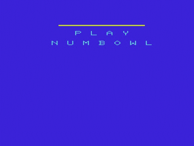 Numbowl — sstitle (WOR)
