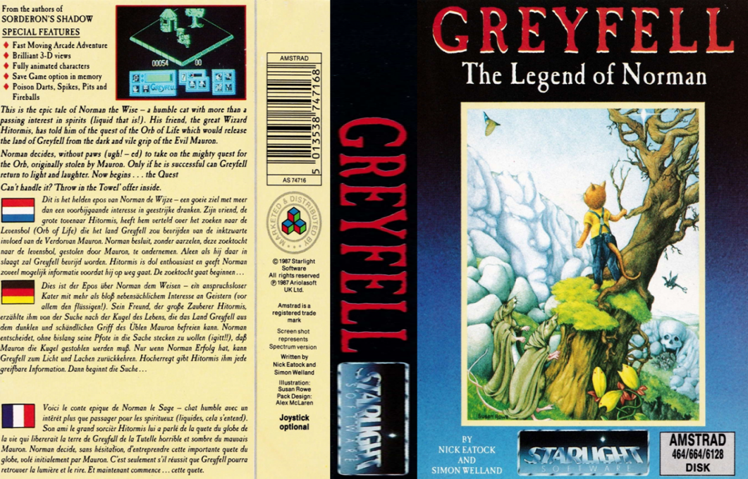 Greyfell - Legend Of Norman, The — box-texture (EU)