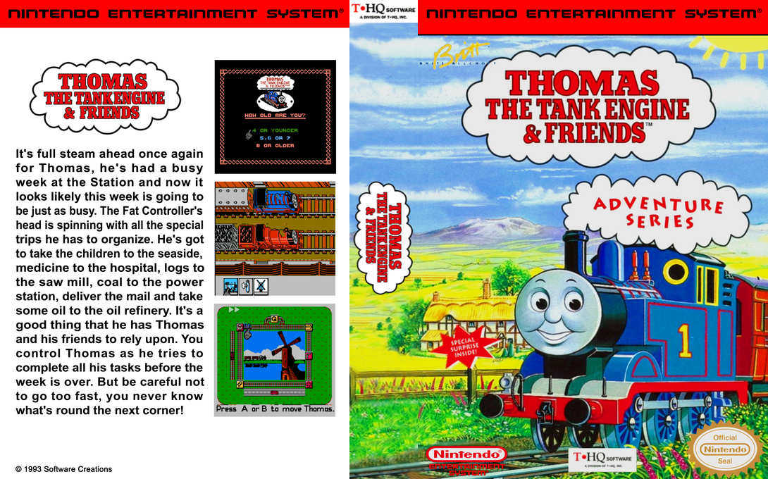 Thomas the Tank Engine & Friends — box-texture (US)