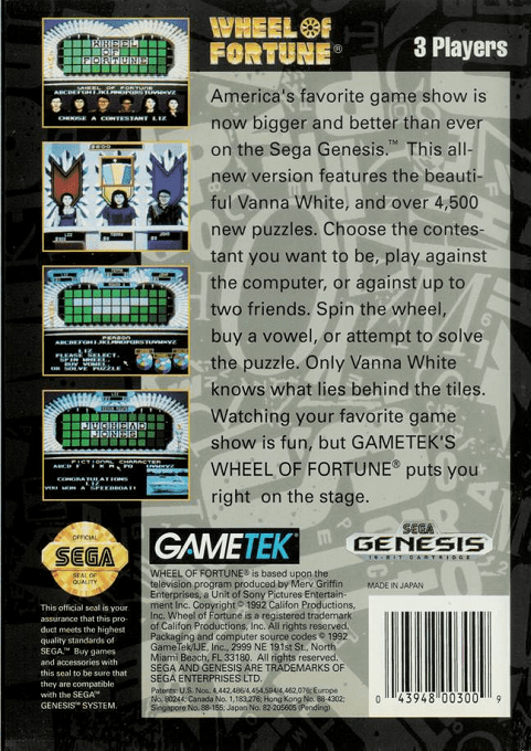 Wheel Of Fortune — box-2D-back (US)