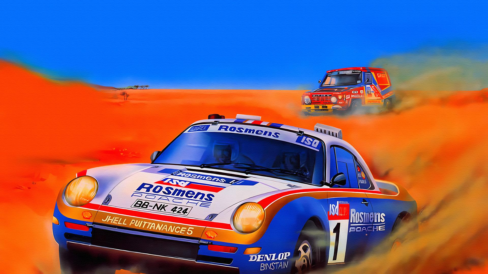 Jaleco Rally - Big Run - The Supreme 4WD Challenge — fanart