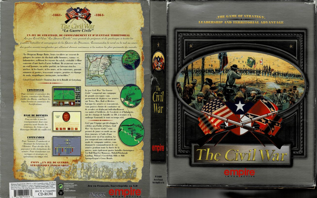 Cival War, The — box-texture (FR)