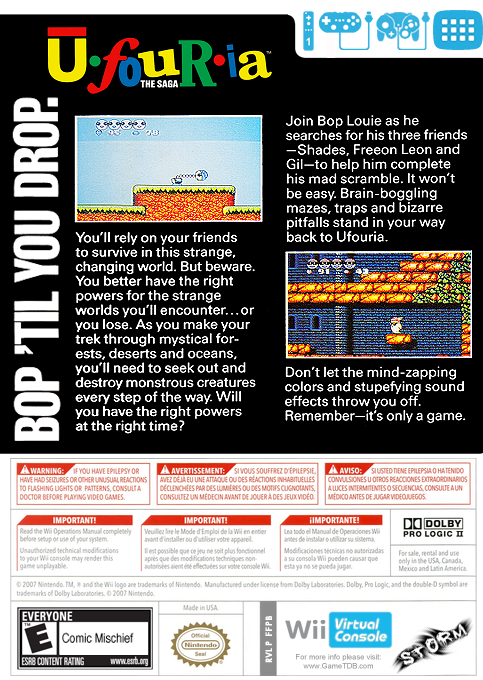 Ufouria — box-2D-back (US)