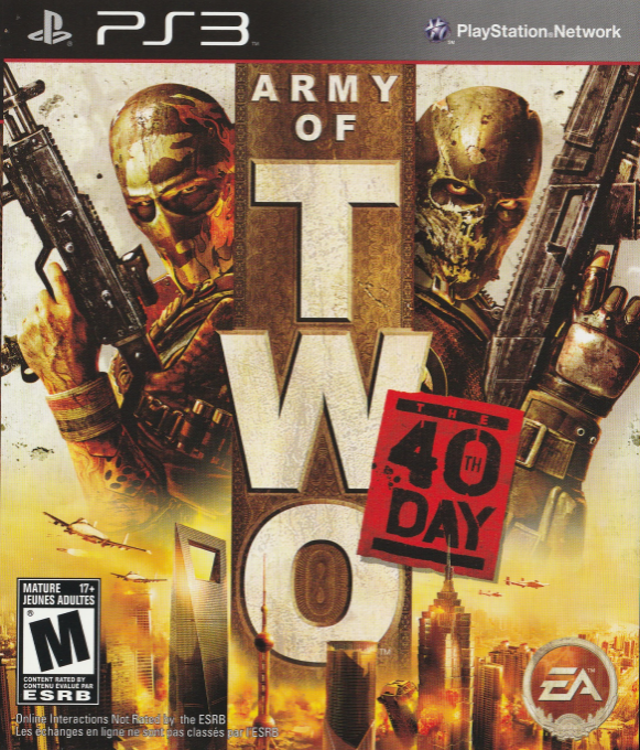 Army of Two - The 40th Day — box-2D (CA)