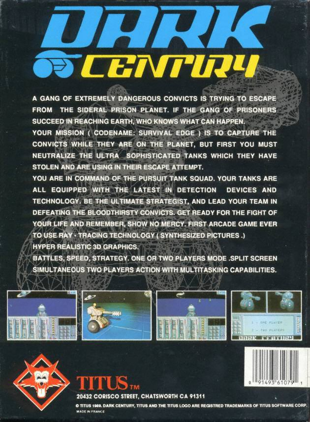 Dark Century — box-2D-back (US)