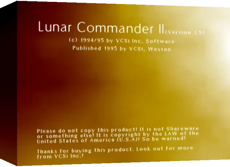 Lunar Commander 2 — box-3D (WOR)